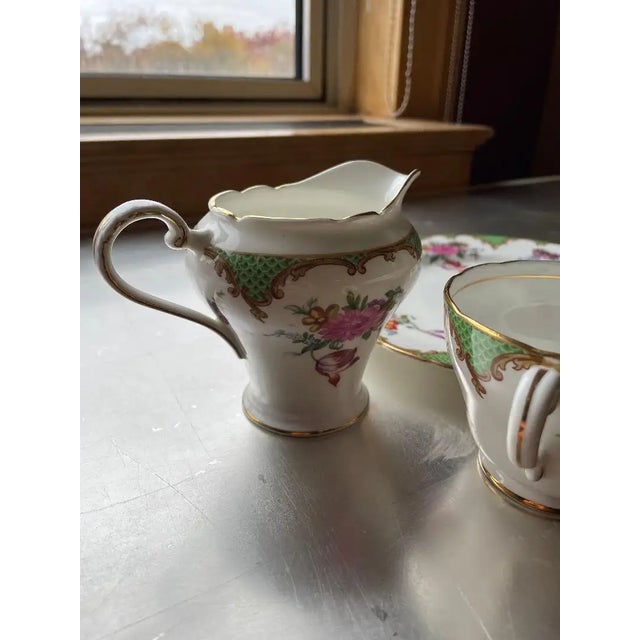 John Aynsley Early 19th Century Aynsley Bone China Decorative Tea Set- 20 Pieces For Sale - Image 4 of 7