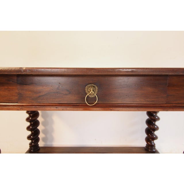 Late 19th Century French Louis XIII Walnut Side Table For Sale - Image 13 of 18