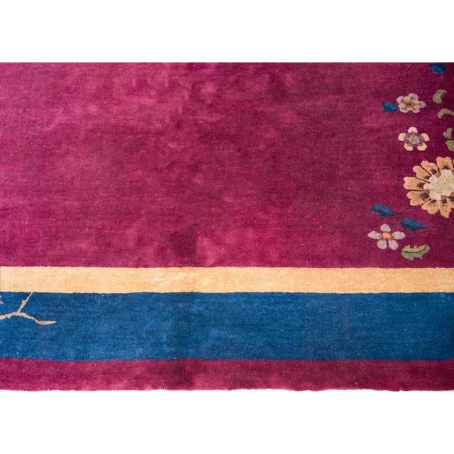 Early 20th Century Chinese Art Deco Rug For Sale - Image 12 of 12