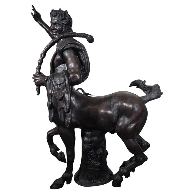 Monumental Young Centaur in Bronze, 1900 For Sale