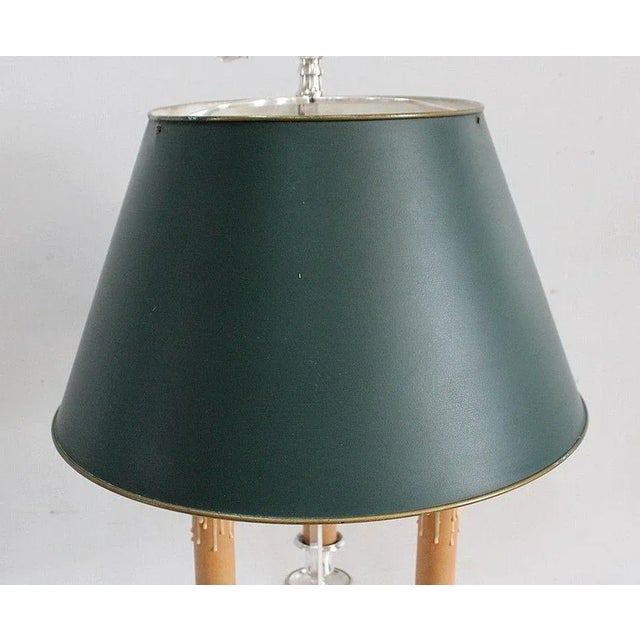 Metal Louis XVI Silver-Plated Lamp For Sale - Image 7 of 18