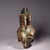 Late 19th Century Asian Gilt Bronze Tripod Vessel With Inscriptions, 1600g, Archaic Libation Cup For Sale In Los Angeles - Image 6 of 10