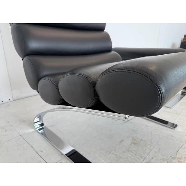 Sinus Chairs with Ottomans in Leather from Cor, Set of 4 For Sale - Image 9 of 18