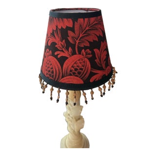 Antique Fabric Lampshadei For Sale