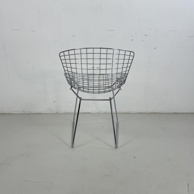 Side Chair in Chrome by Harry Bertoia, 1950s For Sale - Image 7 of 11