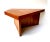 An exceptionally distinctive vintage coffee table with a symmetrical triangular top, clipped corners, and an angular...