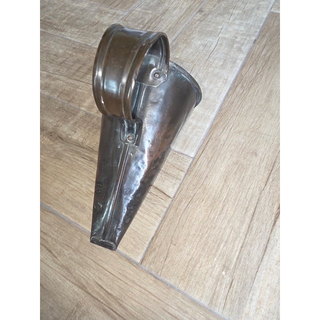 Metal 19th C Copper Clad Tin Beer Warmer For Sale - Image 7 of 7