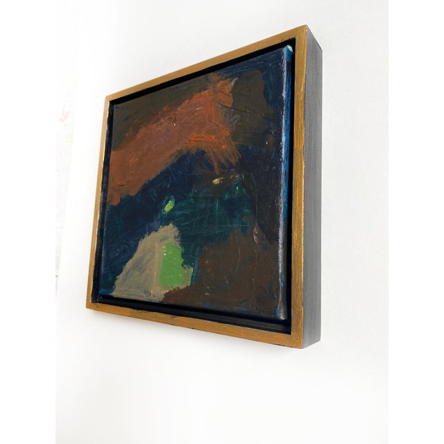 Abstract "Shadows #2" 2026 Original Mixed Media Painting by Jessalin Beutler For Sale - Image 3 of 3