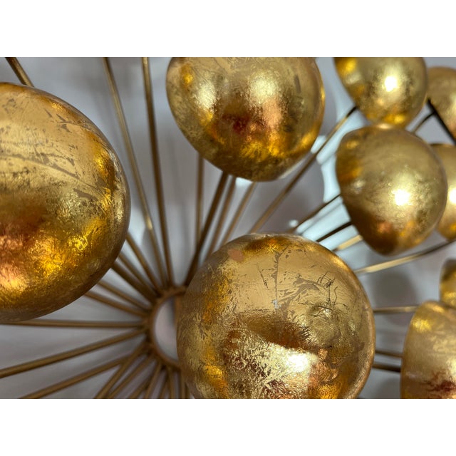 Midcentury Modern Gold Starburst Wall Art Chairish