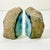 1960s Vintage Boho Chic Hollywood Regency Turquoise Agate Geode Bookends - A Pair For Sale - Image 9 of 16