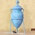 Late 20th Century Coastal Custom-Painted Coastal Ceramic Amphora Table Lamp With Mermaid & Seahorse Shade For Sale - Image 13 of 18