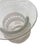 White Late 19th Century Victorian Two-Tone Frosted Wheel Cut Glass Oil Lamp Fluted Hurricane Shade For Sale - Image 8 of 8