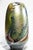 Aqua Large Steven Bradshaw Studio Vintage Glass Vase Signed 1983 American Art Glass Sculpture Iridescent Sculptural Home Accent Decor For Sale - Image 8 of 15