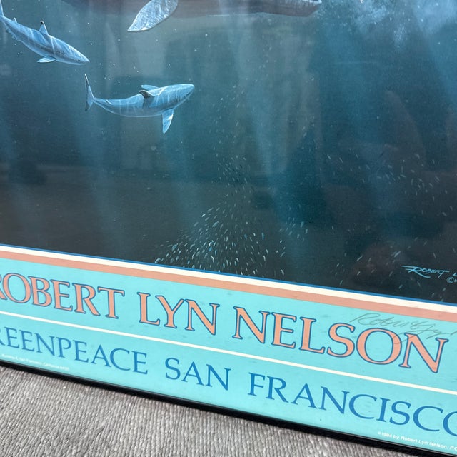 Robert Lyn Nelson Greenpeace San Francisco Poster, Framed For Sale - Image 4 of 12