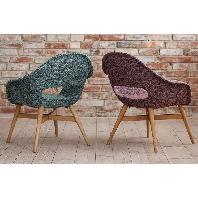 Set of Lounge Chairs by Miroslav Navrátil, Czech Republic, 1950s For Sale - Image 4 of 18