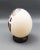 Vintage Misha Zambia Hand Painted Barotse Water Spirit Mask Ostrich Egg & Stand For Sale - Image 4 of 9