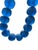 One strand of authentic African handmade glass trade beads strung on hemp. These substantial jumbo beads each measure...