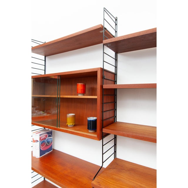 Wood String Wall Shelf by Kajsa & Nisse Strinning, 1950s For Sale - Image 7 of 18