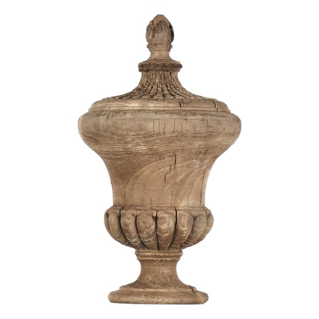 Poplar Wood Urn For Sale