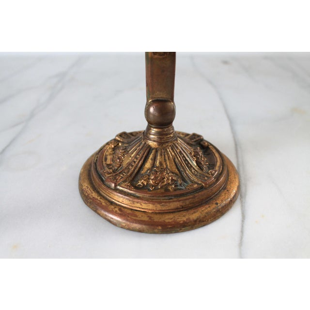 Bronze Vintage Bronze Freestanding Crucifix For Sale - Image 8 of 11