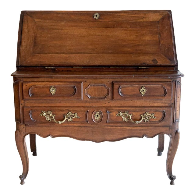 Period 18th Century French Secretaire With Fold Down Table For Sale