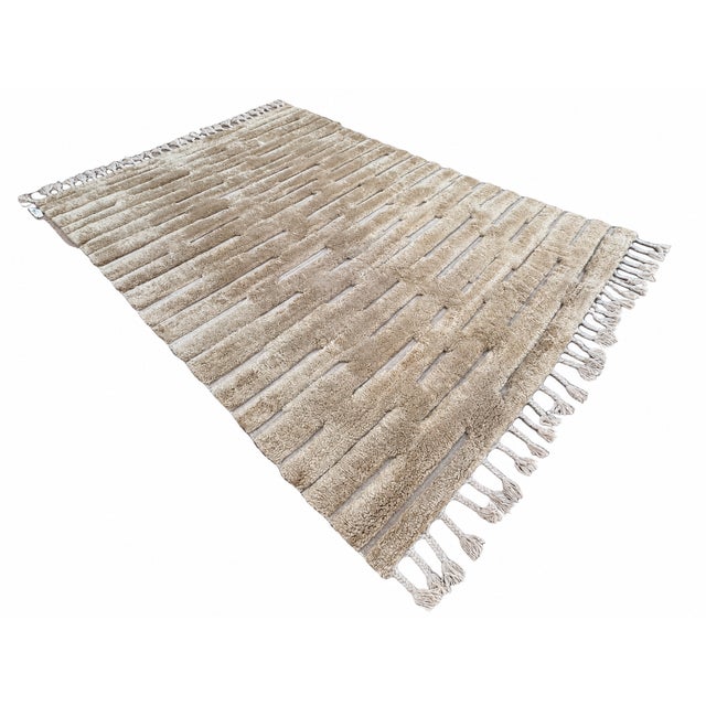 Rh Morro Wool Rug – 9' X 12' Wheat | Hand-Knotted New Zealand Wool For Sale - Image 14 of 18