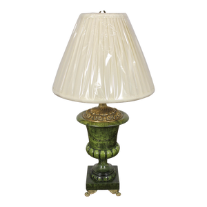 Wildwood Green Marbleized Finish Table Lamp