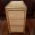 Vintage Chinoiserie Bamboo and Cane Wicker Lidded Small Side Table, Blanket Chest For Sale - Image 10 of 12