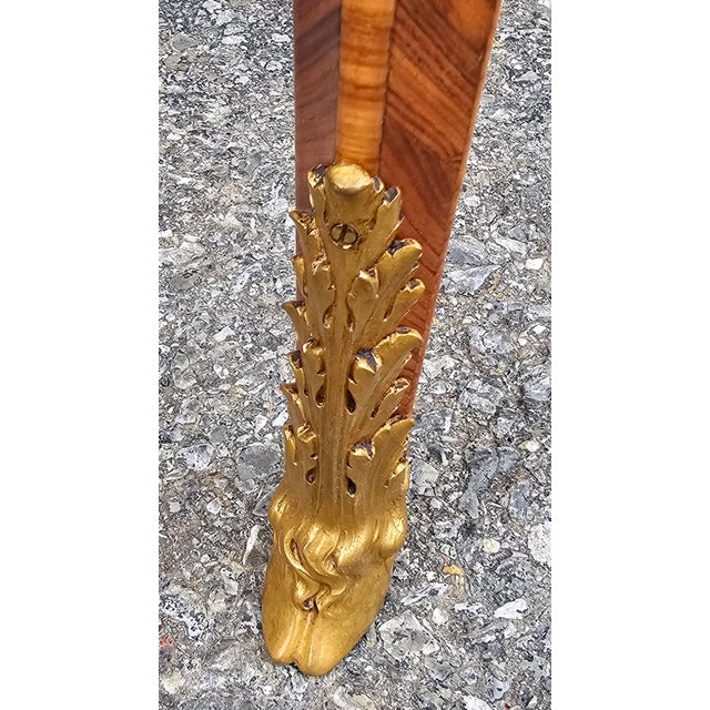 Tan Haentges Freres Gilt-Bronze Mounted Kingwood Gueridon. Paris, Circa 1890s For Sale - Image 8 of 12