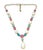 Bochic “Capri” Vintage Ruby & Blue, White Opal Necklace Set In 18K Gold & Silver For Sale In New York - Image 6 of 6