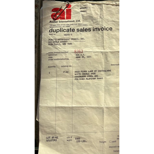 1960s Flos Arco Floor Lamp by Achille and Pier Giacomo Castiglioni For Sale - Image 10 of 11