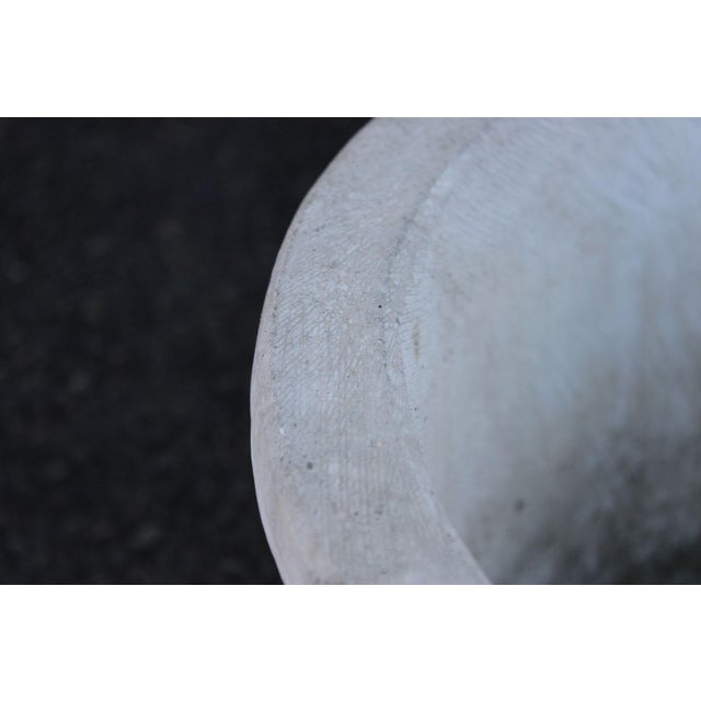 Late 20th Century Classical Style Cherub Relief Cast Stone Garden Planter For Sale - Image 5 of 16