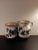 Ceramic 1980s Artist Signed Pair of Handpainted Stoneware Set of Canister & Pitcher. For Sale - Image 7 of 8