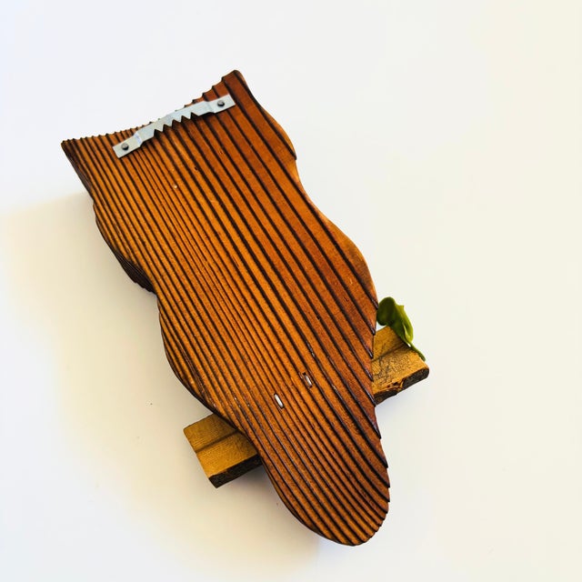Brown MCM Wood Owl Wall Hanging For Sale - Image 8 of 8