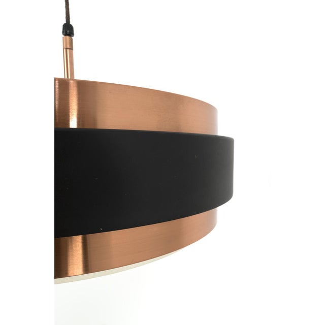 Vintage Metal Pendant Light For Sale - Image 9 of 14