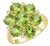Nina Zhou Celestial 3.86ctw Peridot & Diamond Cocktail Ring (All Sizes Available) For Sale
