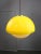 Space Age Yellow Acrylic Glass Pendant Lamp, 1970s For Sale - Image 6 of 13