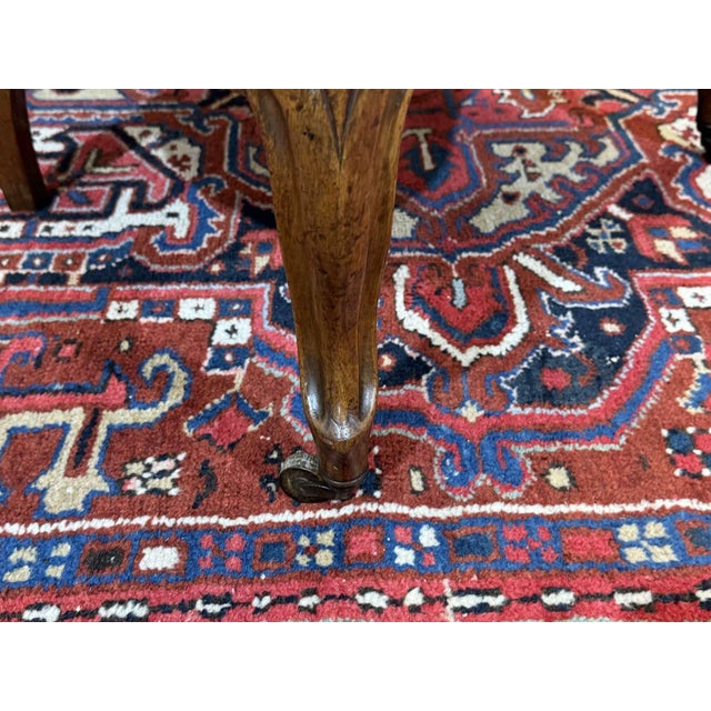Brown 19th Century Napoleon III Walnut Armchair For Sale - Image 8 of 15