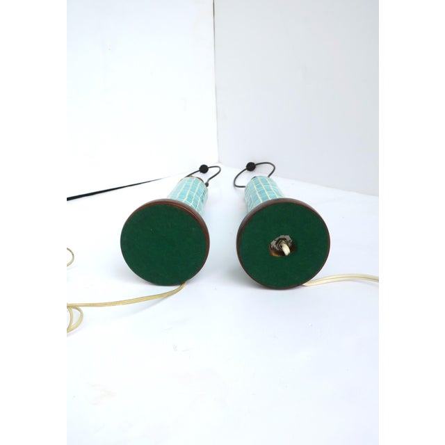 Tile Mosaic Table Lamps - A Pair For Sale - Image 11 of 11