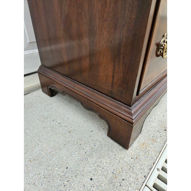 Brown Mahogany Chippendale Seven Drawer Lingerie Chest - Drexel For Sale - Image 8 of 10