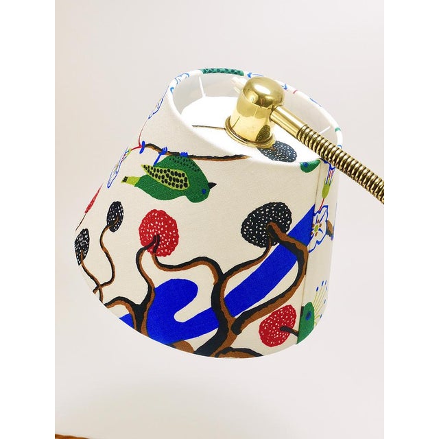 Table Lamp in Brass and Leather by Josef Frank for J.T. Kalmar, Austria, 1930s For Sale - Image 6 of 18