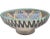 Vintage Orange & Teal Moorish Floral Ceramic Bowl For Sale - Image 10 of 11