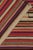 1950s Vintage Chaput Kilim in Red, Beige-Brown, Multicolor Stripe Patterns For Sale In New York - Image 6 of 7