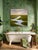 Large Square Winding Marsh Creek Painting - 48x48 For Sale - Image 4 of 9