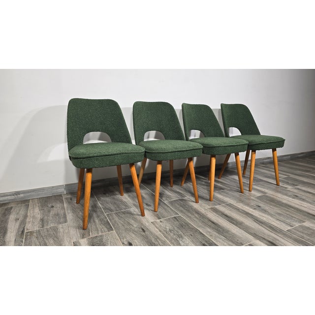 Dining Chairs by Oswald Haerdtl for Ton, 1950s, Set of 4 For Sale - Image 3 of 12