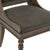 Wood Bernhardt Set of Six Transitional Walnut Dining Chairs With Charcoal Upholstery For Sale - Image 7 of 14
