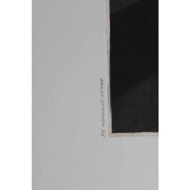 Ernst Steiner, Abstract Composition, 1975, Lithograph For Sale - Image 4 of 7
