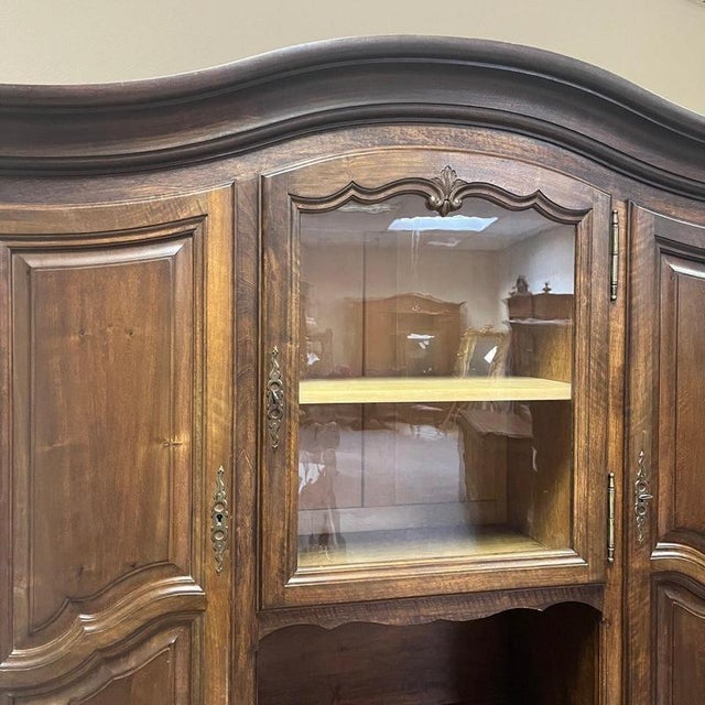 Brown Antique Louis Philippe Walnut Cupboard, France, 1900s For Sale - Image 8 of 15