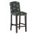 Cami Bar Stool in Ink Tiger Bamboo For Sale In Chicago - Image 6 of 7