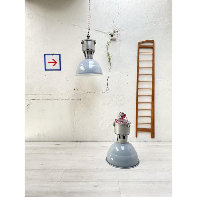 Vintage Industrial Lamps, Set of 2 For Sale - Image 6 of 18